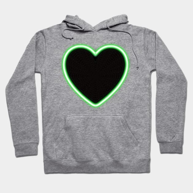 Black Heart Hoodie by skycloudpics